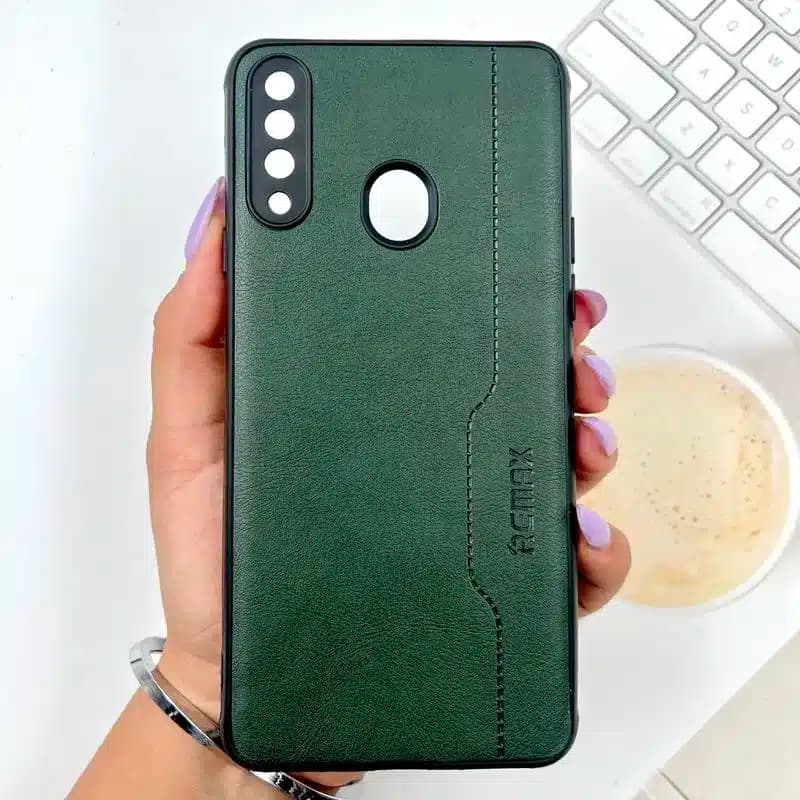 کاور شارک قاب مدل چرم RMX مناسب برای گوشی موبایل سامسونگ Galaxy A20s