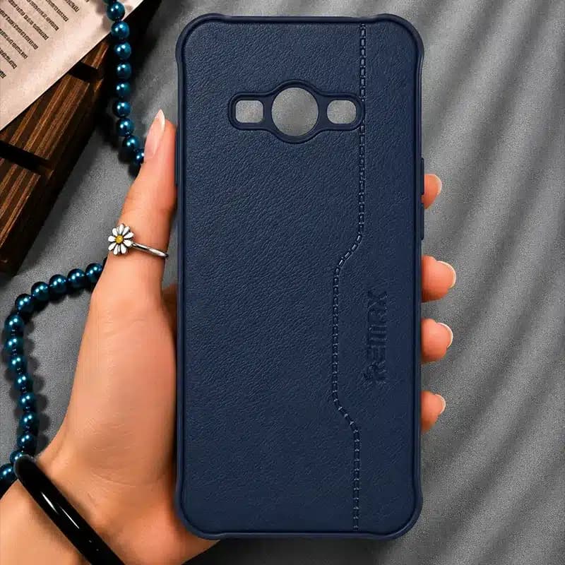 کاور شارک قاب مدل چرم RMX مناسب برای گوشی موبایل سامسونگ Galaxy J3 — تصویر ۲