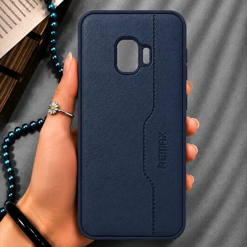 کاور شارک قاب مدل چرم RMX مناسب برای گوشی موبایل سامسونگ Galaxy J2 Core