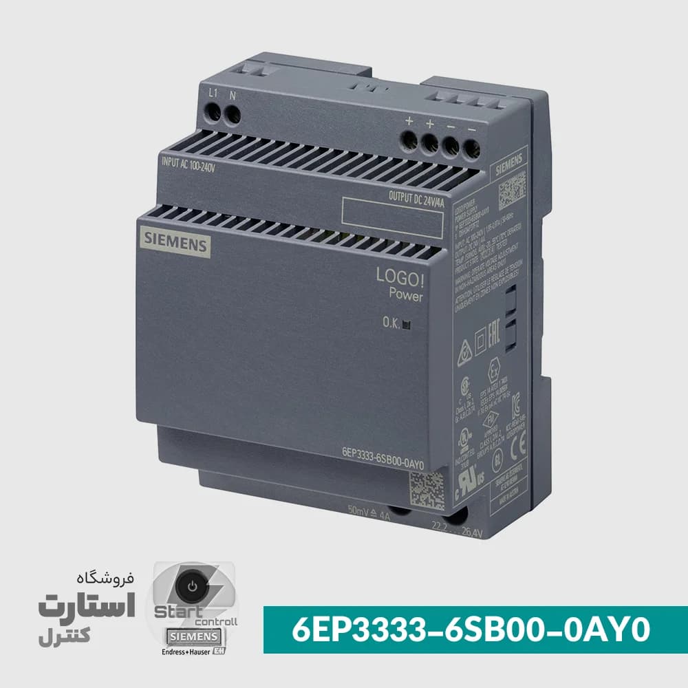 Siemens LOGO 6EP3333-6SB00-0AY0 | منبع تغذیه لوگو زیمنس