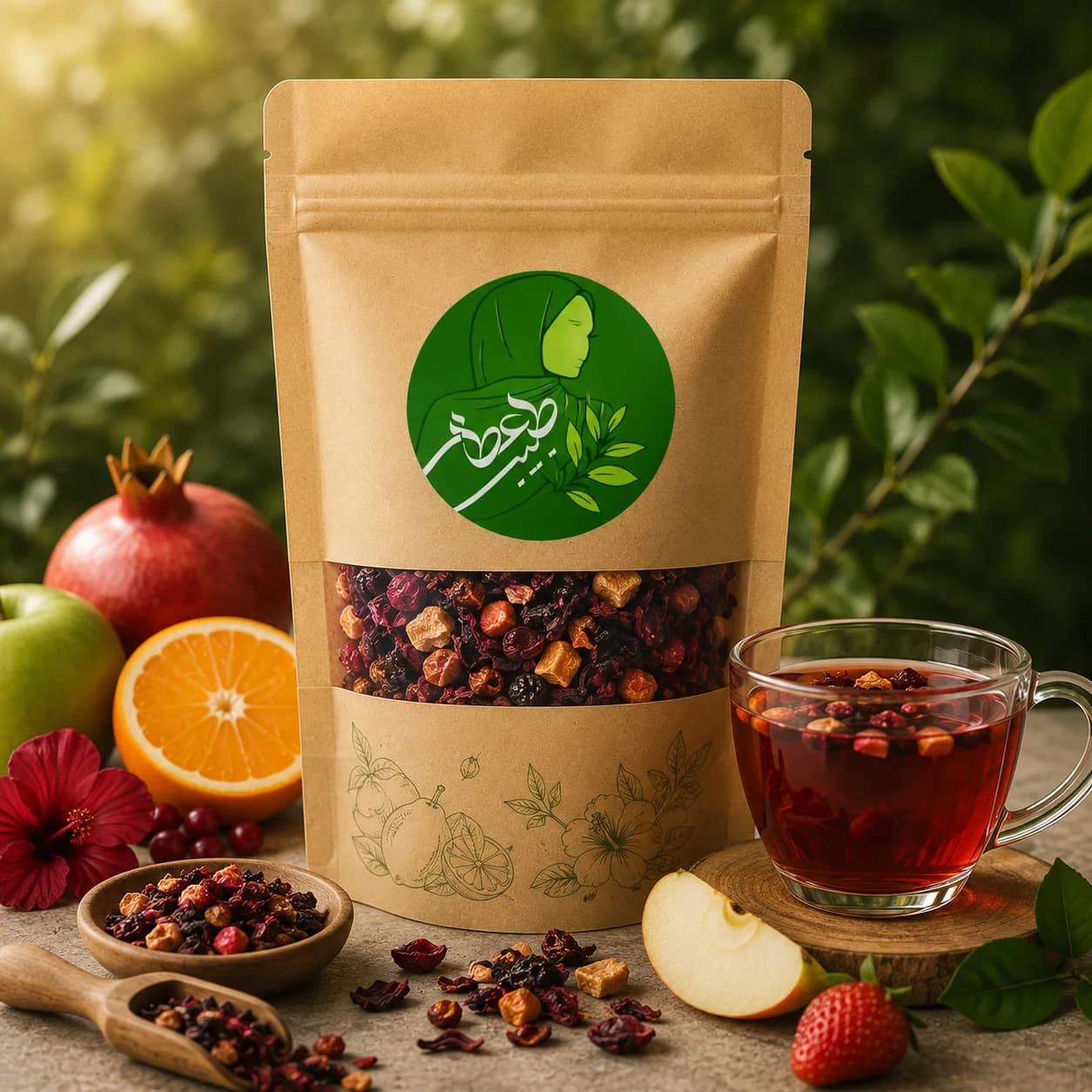 چای میوه قوطی