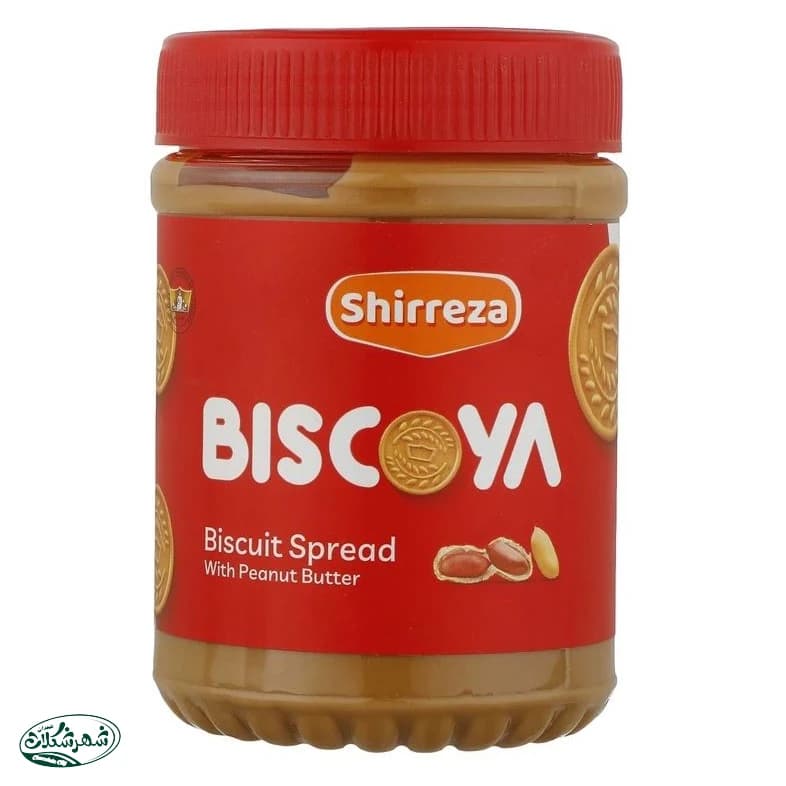 کرم بیسکوئیت با کره بادام زمینی شیررضا 450گ