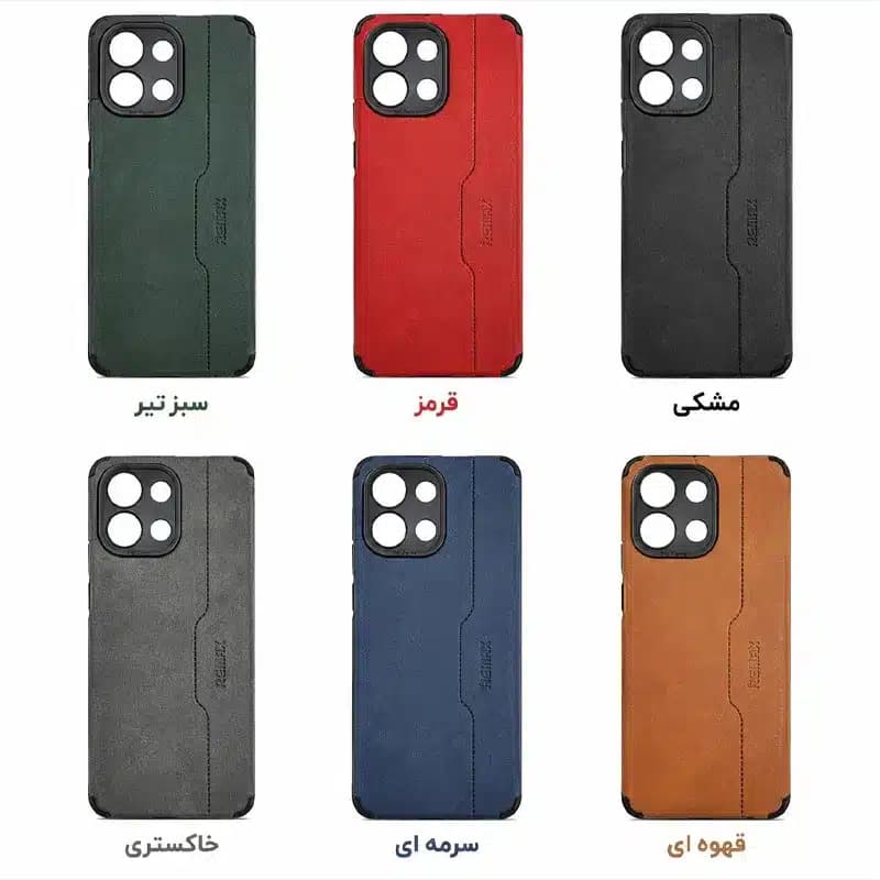کاور شارک قاب مدل چرم RMX مناسب برای گوشی موبایل سامسونگ Galaxy A26 — تصویر ۳