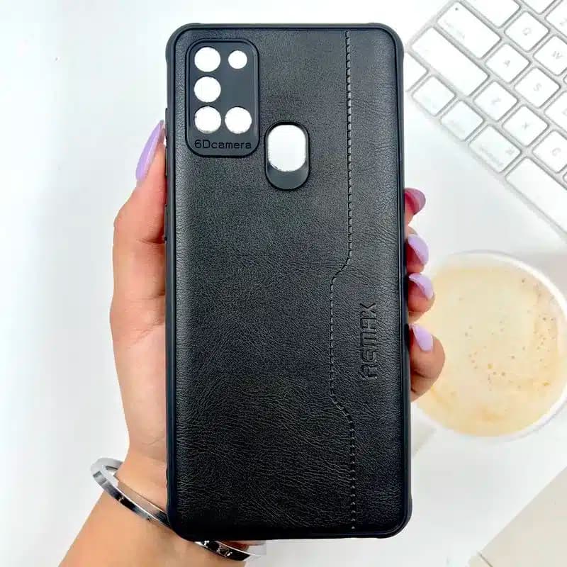 کاور شارک قاب مدل چرم RMX مناسب برای گوشی موبایل سامسونگ Galaxy A21s — تصویر ۲