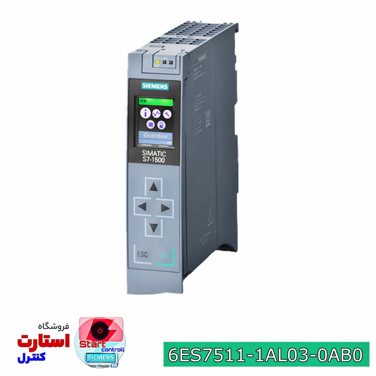 ماژول CPU زیمنس SIMATIC S7‑1500 مدل 6ES7511‑1AL03‑0AB0 | CPU 1511‑1 PN