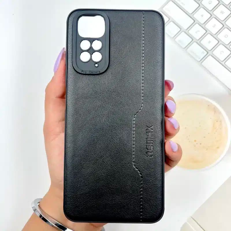 کاور شارک قاب مدل چرم RMX مناسب برای گوشی موبایل شیائومی Redmi Note 11 Pro 4G / Note 12 Pro 4G