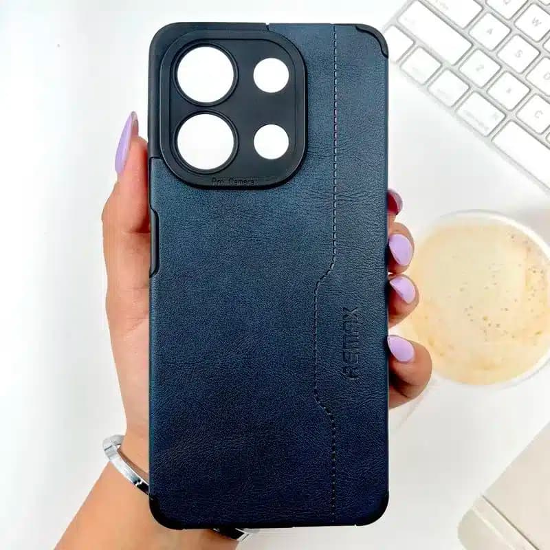 کاور شارک قاب مدل چرم RMX مناسب برای گوشی موبایل شیائومی Redmi Note 13 4G — تصویر ۲