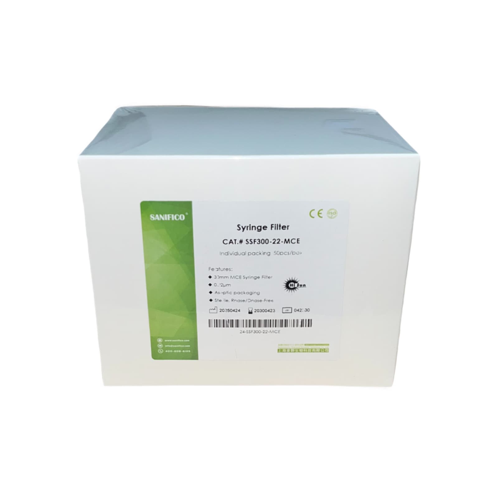 فیلتر سر سرنگی استریل MCE, 0.22um, 30mm — تصویر ۴