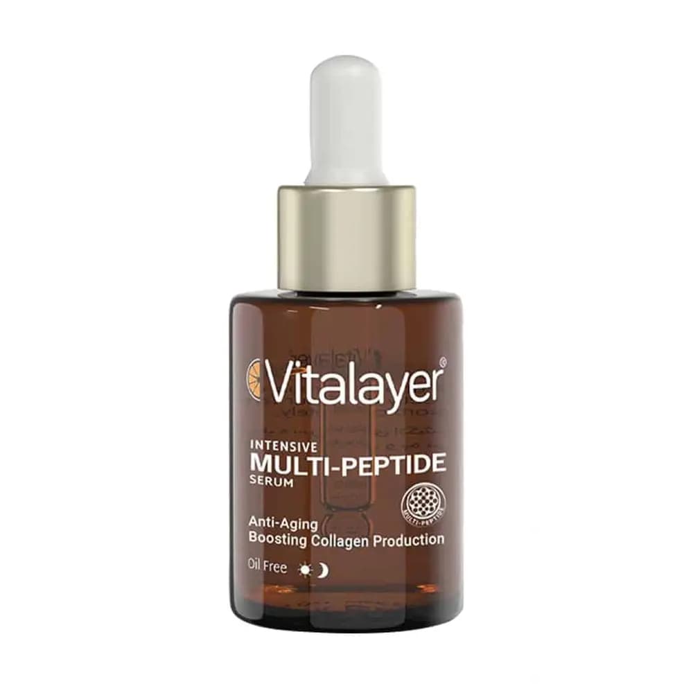 سرم ضد چروک صورت ویتالیر مدل Multi Peptide حجم ۳۰ میلی‌لیتر