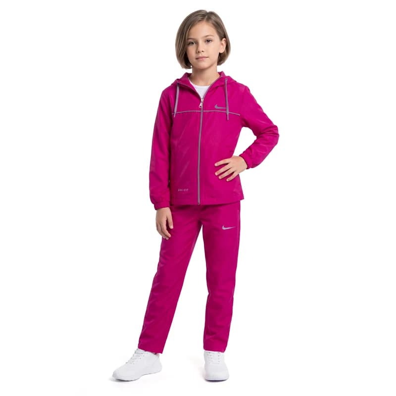 ست گرمکن شلوار بچه گانه آیرو نایک DRI FIT صورتی