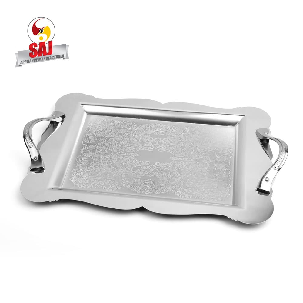 سینی استیل دالبری بزرگ کروم- 3168C — تصویر ۳
