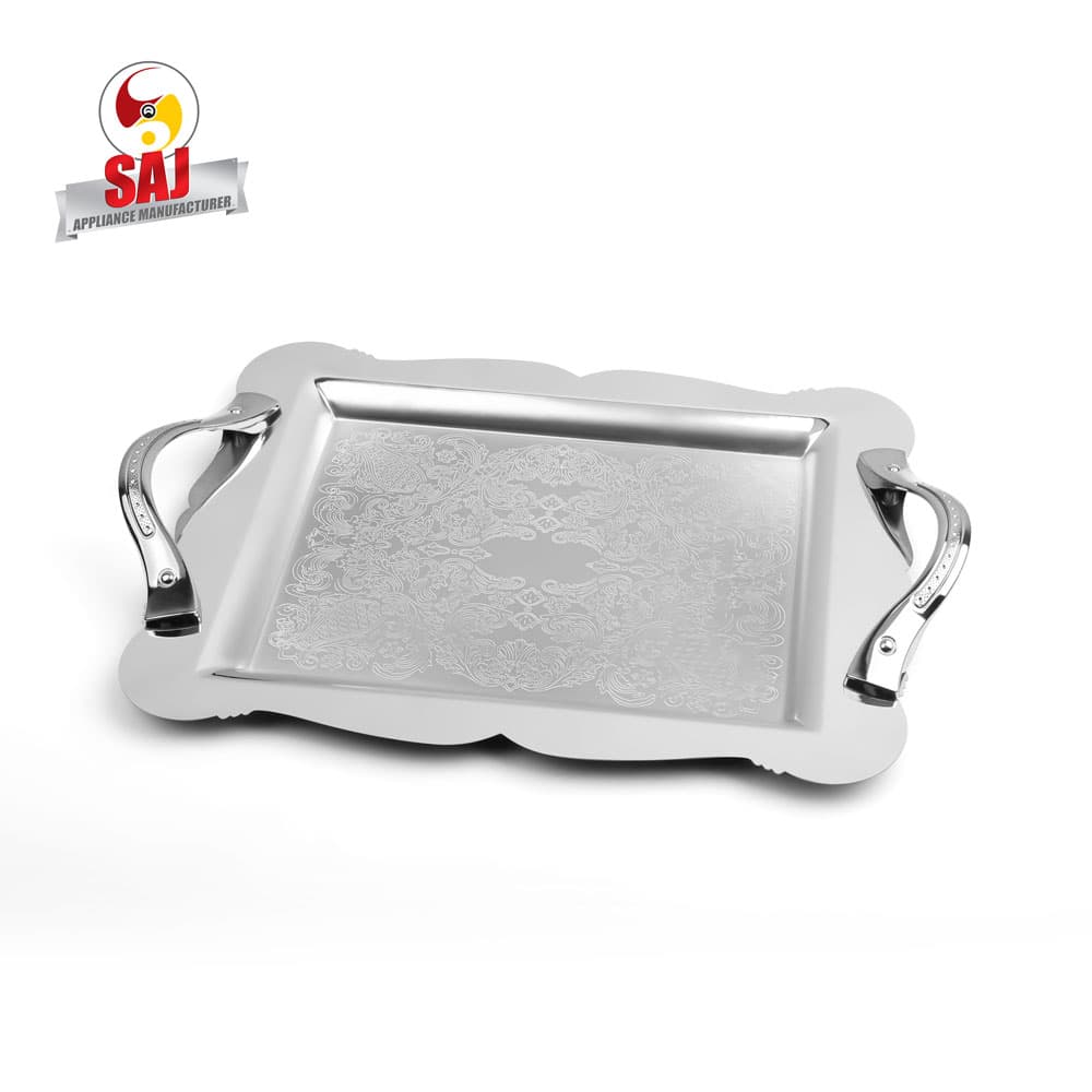 سینی استیل دالبری بزرگ کروم- 3168C — تصویر ۴