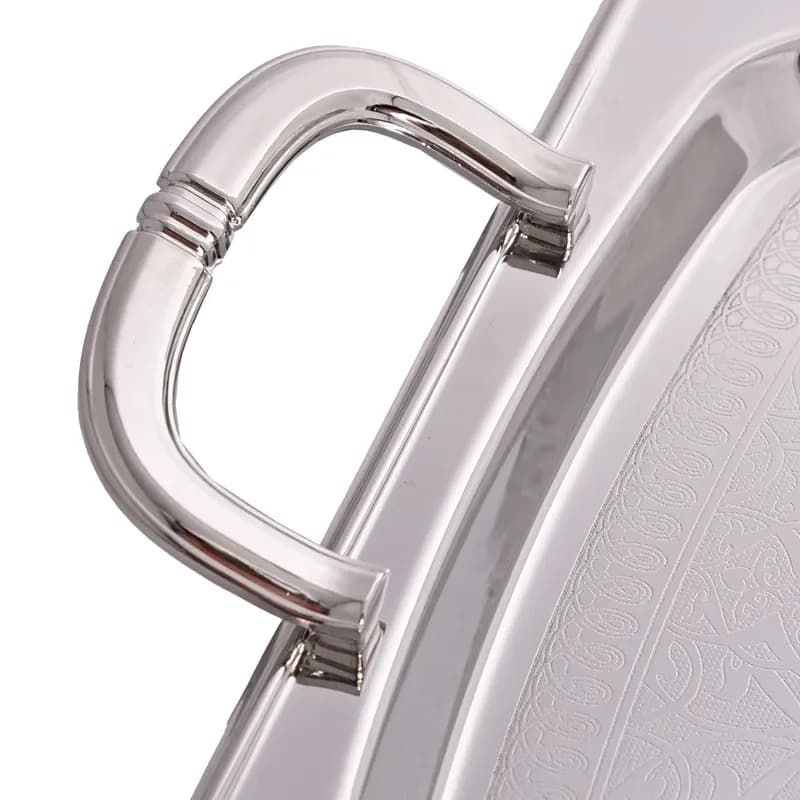 سینی استیل یک میل یونیک سایز متوسط کد 4011 — تصویر ۴