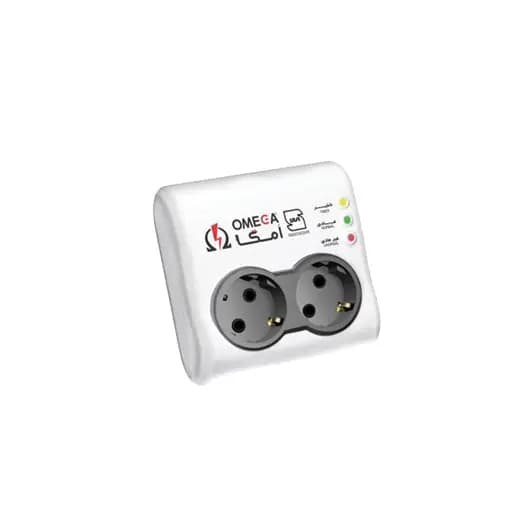 محافظ برق ۲ خروجی دیواری