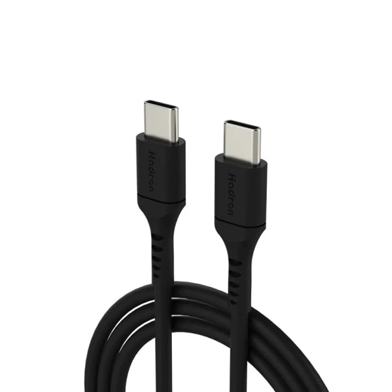 کابل شارژ و دیتا هادرون Type-C به Type-C مدلC-C01 طول 1 متر (مشکی)