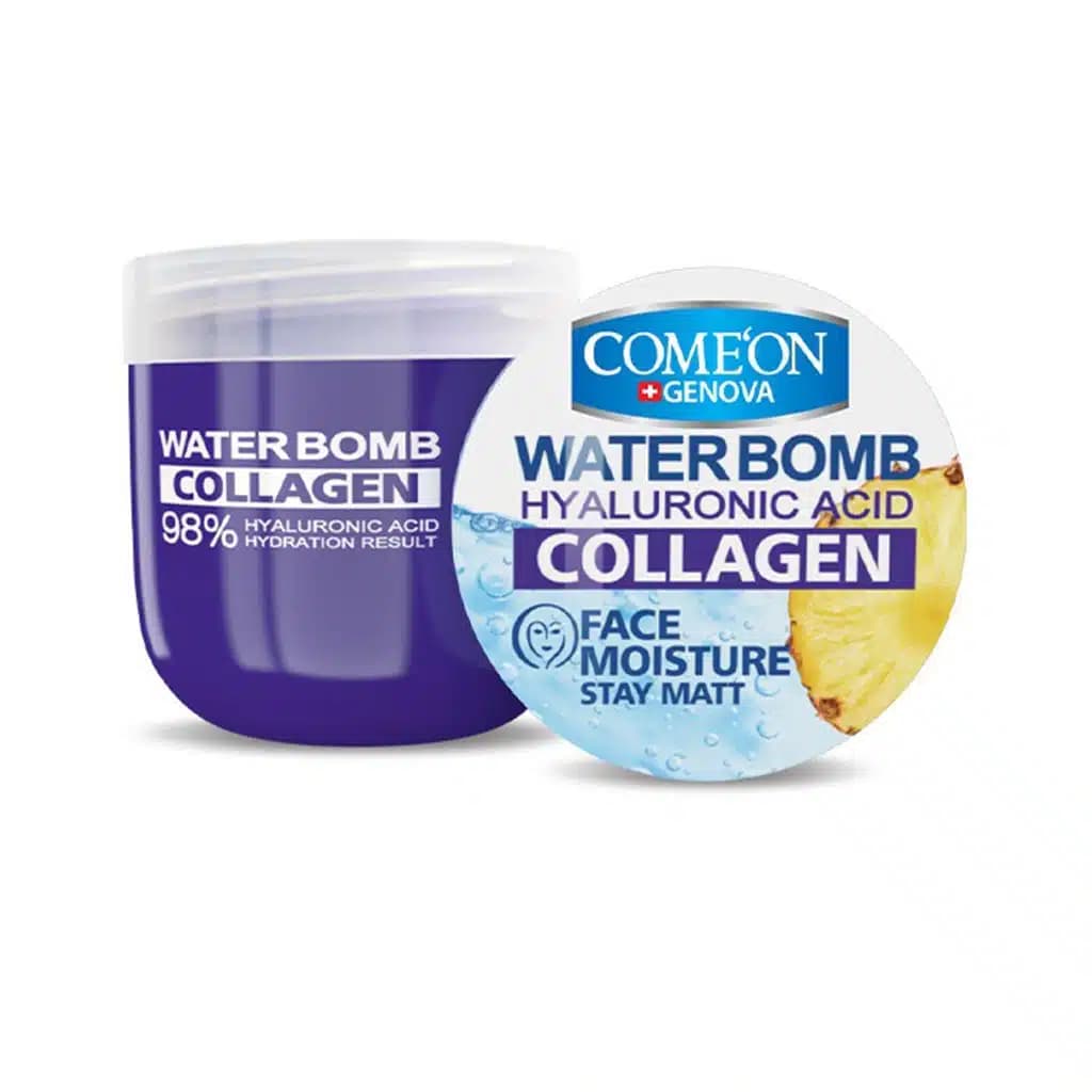 کرم آبرسان کامان سری Water Bomb مدل Collagen حجم ۲۰۰ میلی‌لیتر