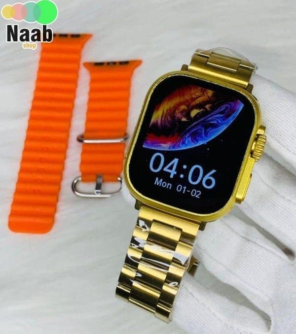 ساعت هوشمند WS-71 Ultra 2 – طلایی — تصویر ۴