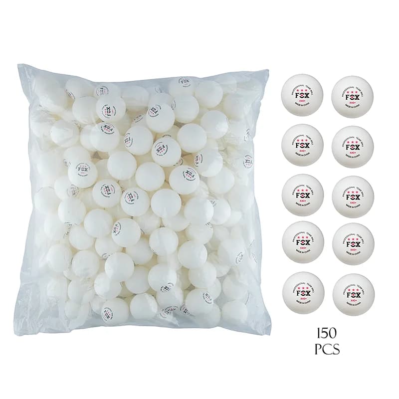 توپ پینگ پنگ تمرینی فاکس 3 ستاره +X40 بسته 150 عددی