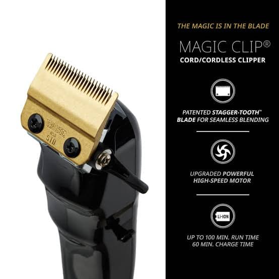 ماشین اصلاح وال مجیک کلیپ بلک wahl magic clip black — تصویر ۳