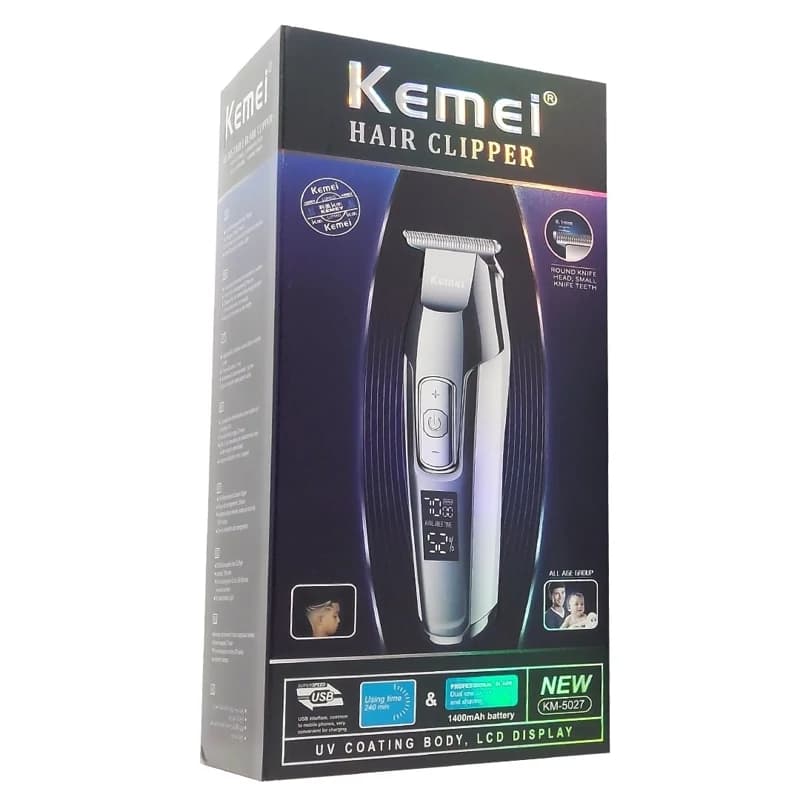 ماشین اصلاح خط زن کیمی ۵۰۲۷ جعبه جدید kemei 5027