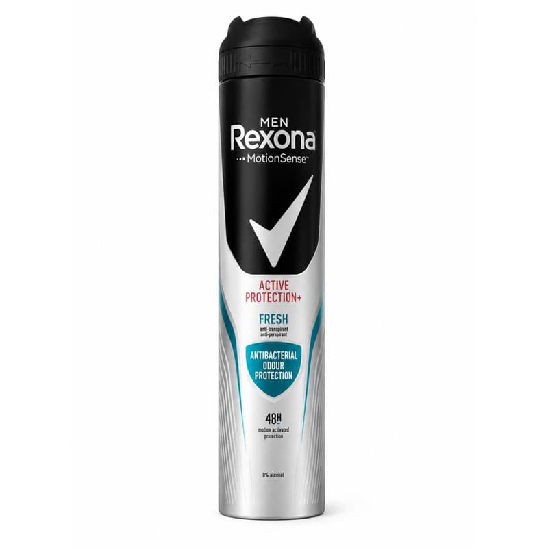 اسپری ضدتعریق مردانه رکسونا مدل Active Protection + Fresh حجم 200 میلی‌لیتر — تصویر ۲