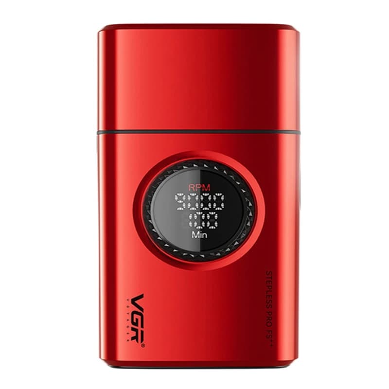 ماشین اصلاح موی صورت شارژی وی جی آر مدل V-377 رنگ آبی