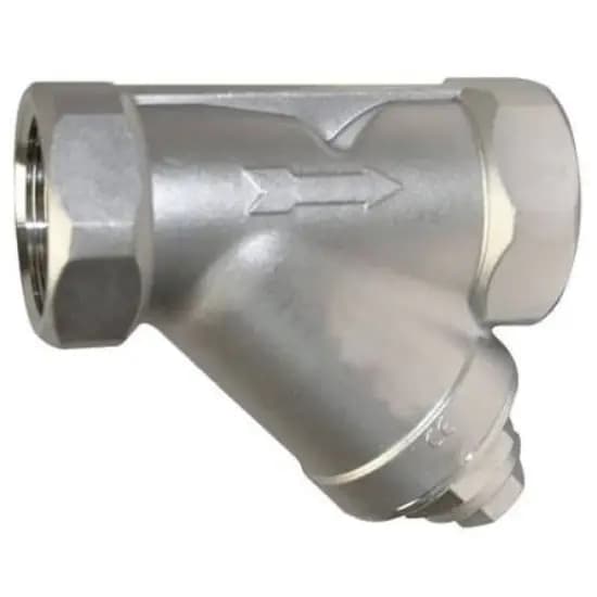 شیر صافی استنلس استیل 304 مدل Y Type | رزوه NPT | کلاس 800 PSI