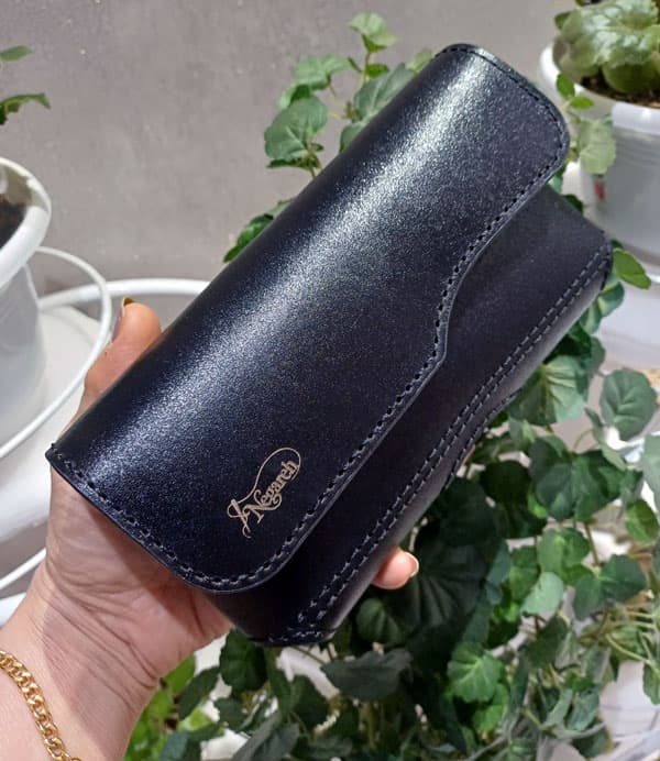 کیف کمری مردانه چرم طبیعی دست‌دوز مدل راد — تصویر ۲
