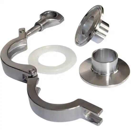 کلمپ صنایع شیری استنلس استیل 304- 304 ALFA | Sanitary Stainless Steel Clamp Ferrule