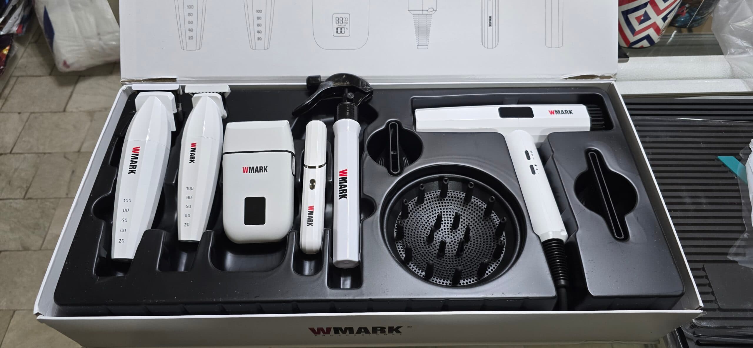 ست کامل اصلاح Wmark 8635kit — تصویر ۲