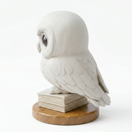 مینی‌فیگور دکوراتیو جغد هدویگ (Hedwig – Harry Potter)