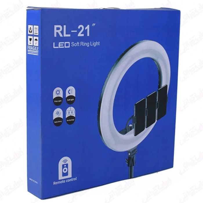 رینگ لایت مدل RL-21 به همراه سه پایه دومتری — تصویر ۳