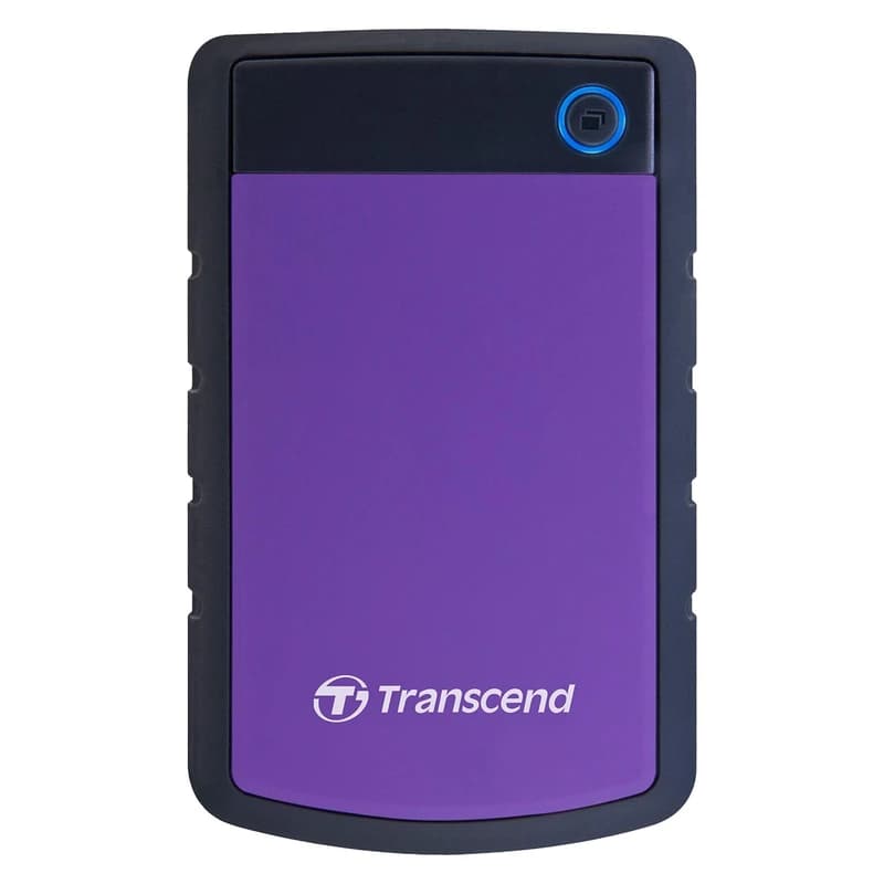 هارد اکسترنال ترنسند مدل StoreJet 25H3 ظرفیت دو ترابایت دارای رابط USB Type-A 3.1