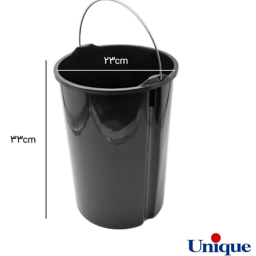 سطل زباله پدالی یونیک مدل UN-4420 ظرفیت ۱۲ لیتر استیل آرام بند — تصویر ۵