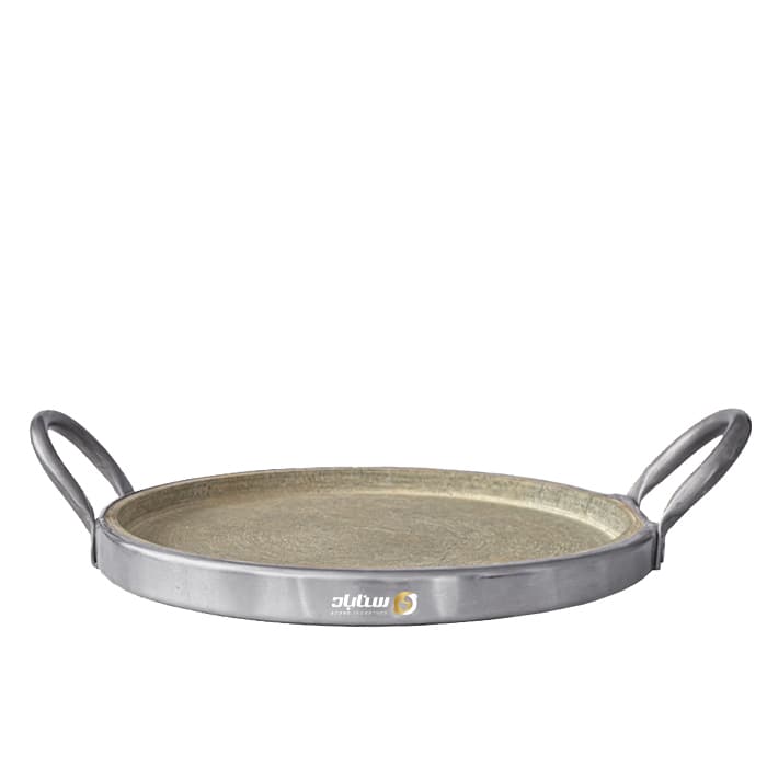 ماهیتابه و گریل سنگی با دسته استیل — تصویر ۳