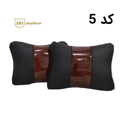 پشت گردنی صندلی خودرو مدل چرم بسته 2 عددی — تصویر ۶