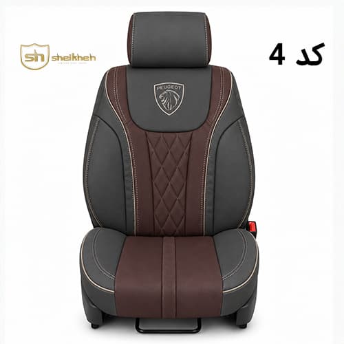 روکش صندلی چرم پژو 405 مدل نیسمو — تصویر ۵