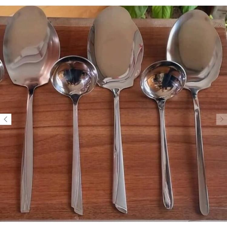 کفگیر ، ملاقه بزرگ یونیک استیل آهنربا نگیر در سه مدل (دنا ، ماینز ، ناخنی )