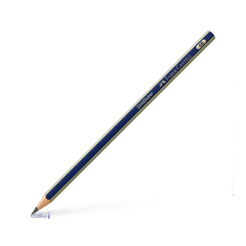 مداد مشکی طراحی 4B فابرکاستل FABER-CASTELL