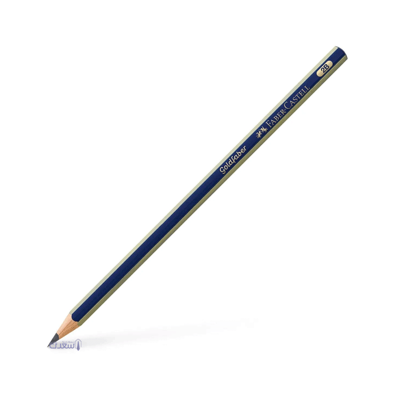مداد مشکی طراحی 2B فابرکاستل FABER-CASTELL