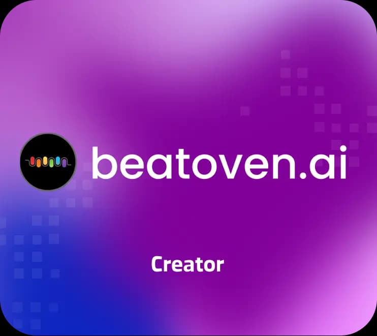 اکانت Beatoven Creator