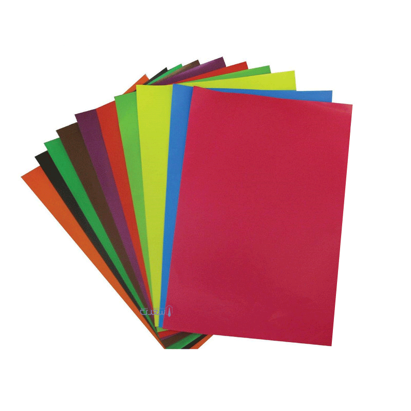 کاغذ A4 رنگی گلاسه (بسته ۱۰ برگی)