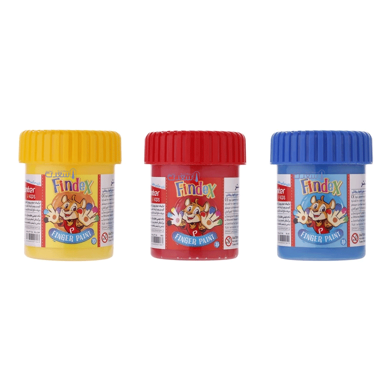 رنگ انگشتی 3 رنگ فیندکس Findex پنتر (Panter) کد FP105