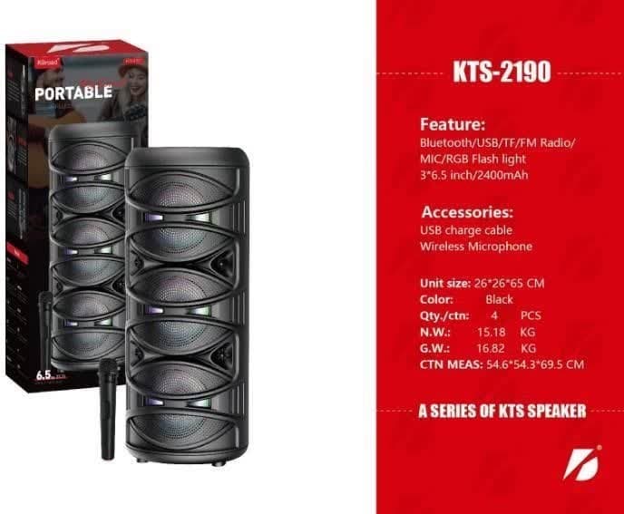 اسپیکر بلوتوثی KBroad مدل KTS-2190 — تصویر ۲
