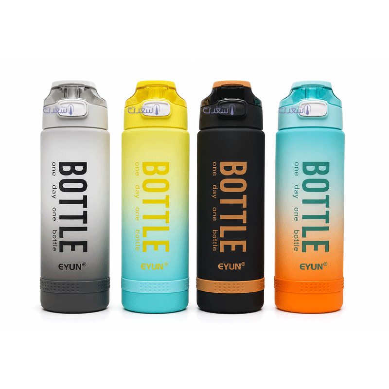 قمقمه نشکن رنگی مات BOTTLE EYUN حجم 1000ml کد yy929 — تصویر ۲