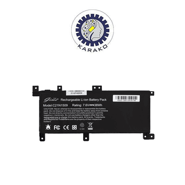 باتری لپ تاپ Asus X556 C21N1509 Gimo Plus 38Wh