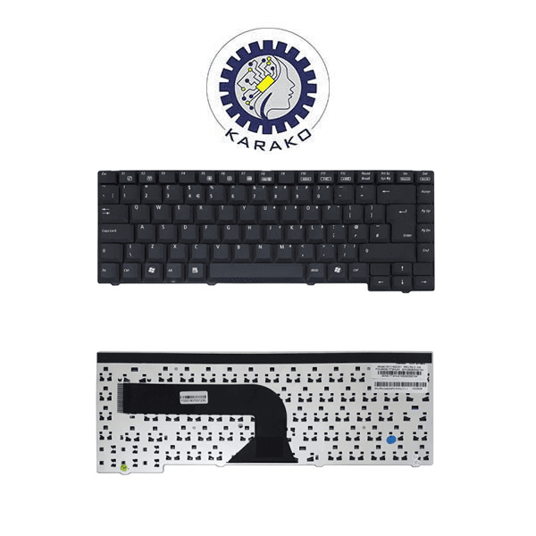 کیبرد لپ تاپ ASUS Z94 مشکی با فلت کج