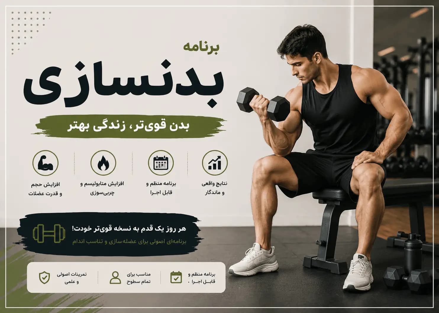 برنامه تمرینی بدنسازی