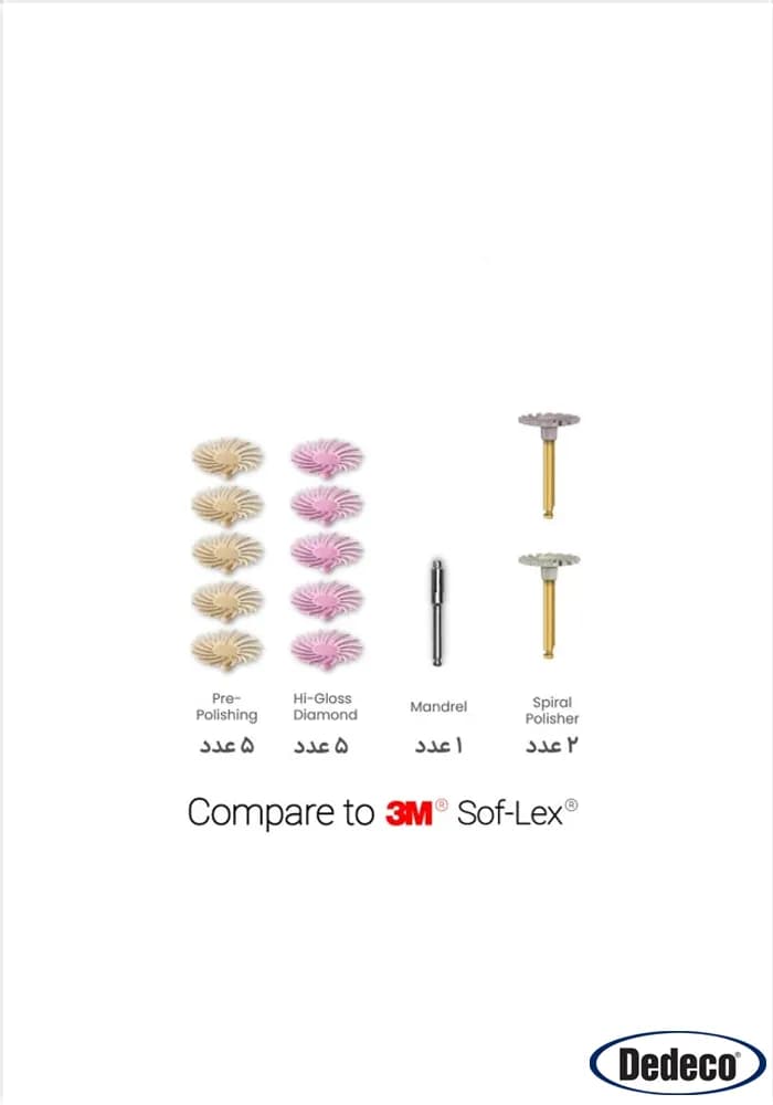 کیت پالیش کامپوزیت Dedeco- SUNBURST Diamond Kit