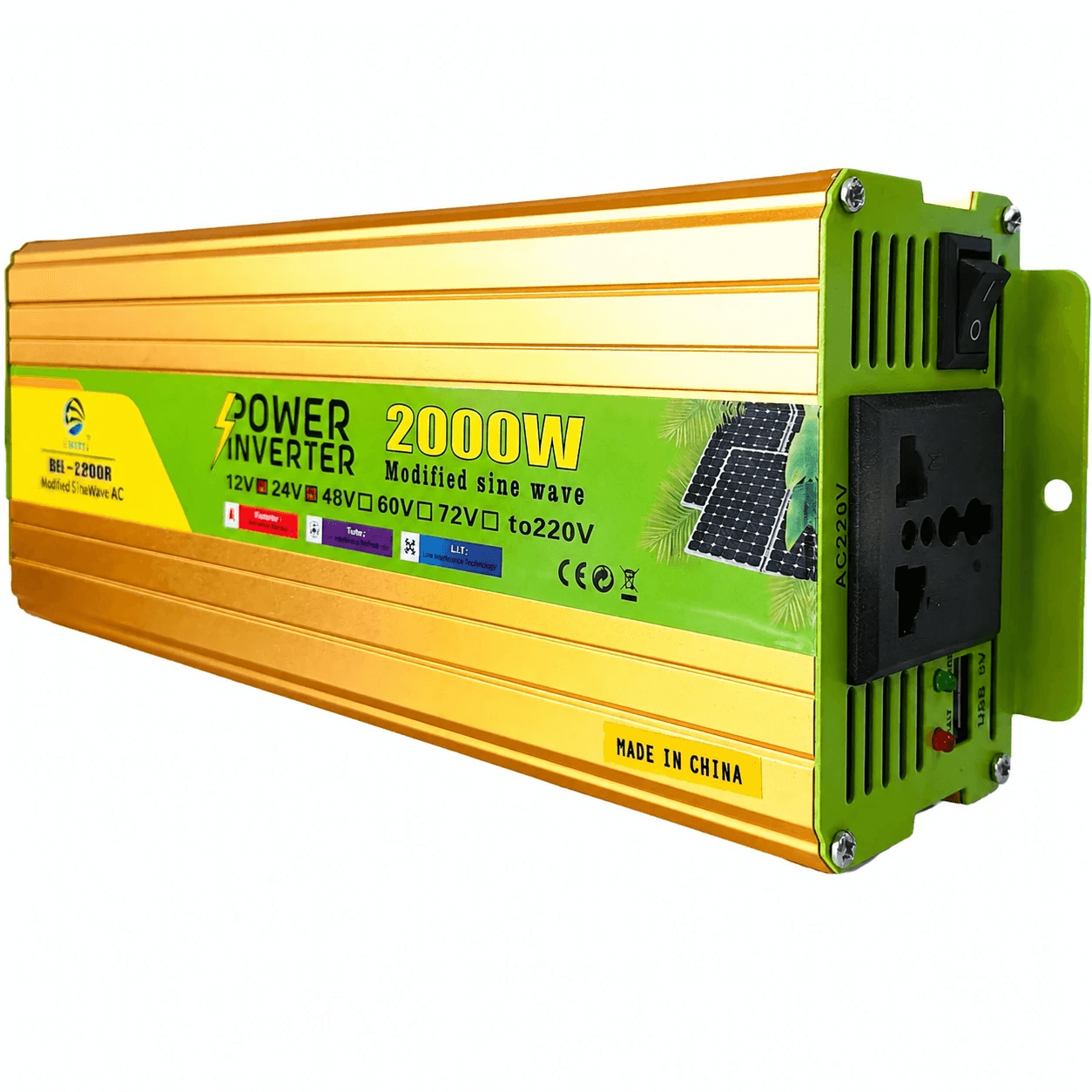 اینورتر 12 و 24 ولت به 220 ولت 2000W DK-L2000